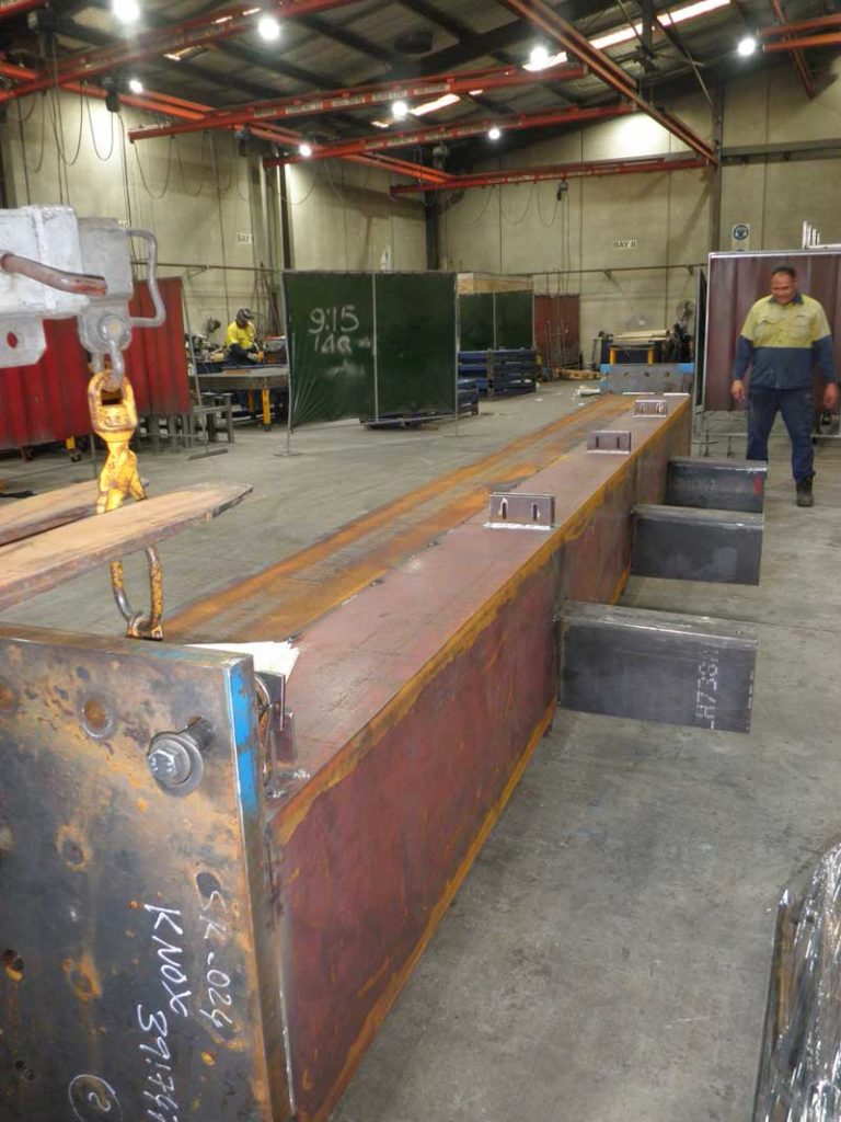 Big Metal Beam at Knox Engineering